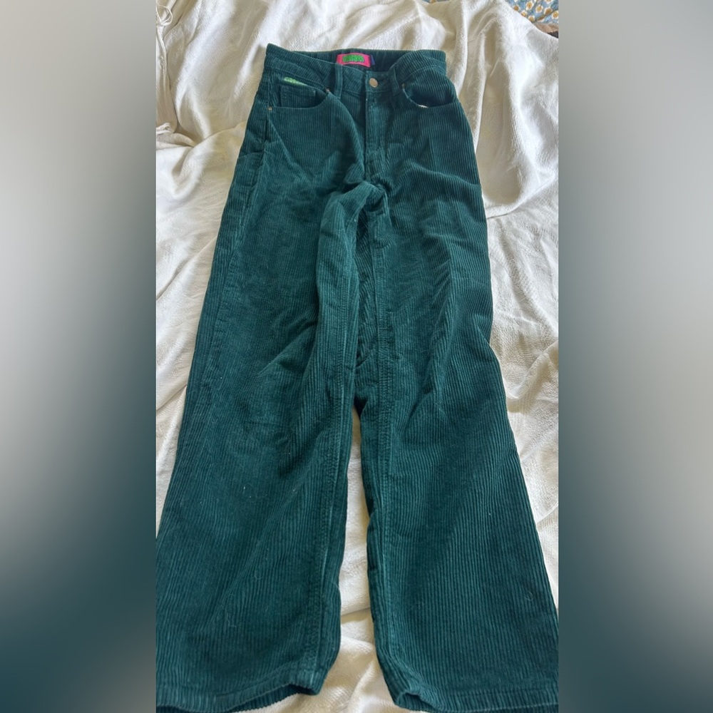 Empyre green corduroy pants. Size 2